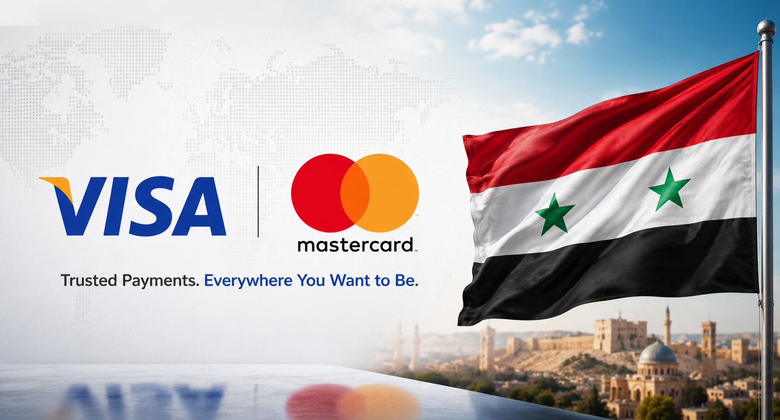 Visa and Mastercard Return to Syria After 15 Years, Marking Major Financial Reconnection